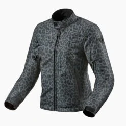 REV'IT! Jacket Shade H2O Ladies Leopard Dark Grey