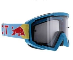 Spect Red Bull Whip Mx Goggles Singel Lens Blue Clear