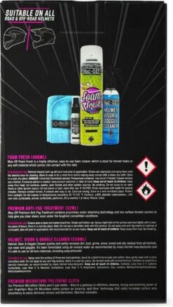 Muc-Off Helm Onderhoudspakket -Motorfiets Accessoires Verkoop 678x1200