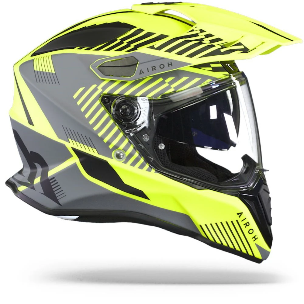 Airoh Commander Boost Mat Geel Adventure Helm 4 Airoh Commander Boost Mat Geel Adventure Helm - Afbeelding 2