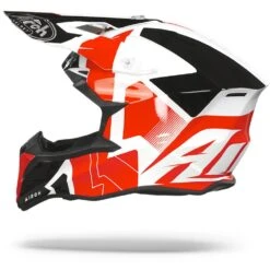 Airoh Wraap Raze Rood Wit Crosshelm -Motorfiets Accessoires Verkoop Airoh wraap raze red white.11