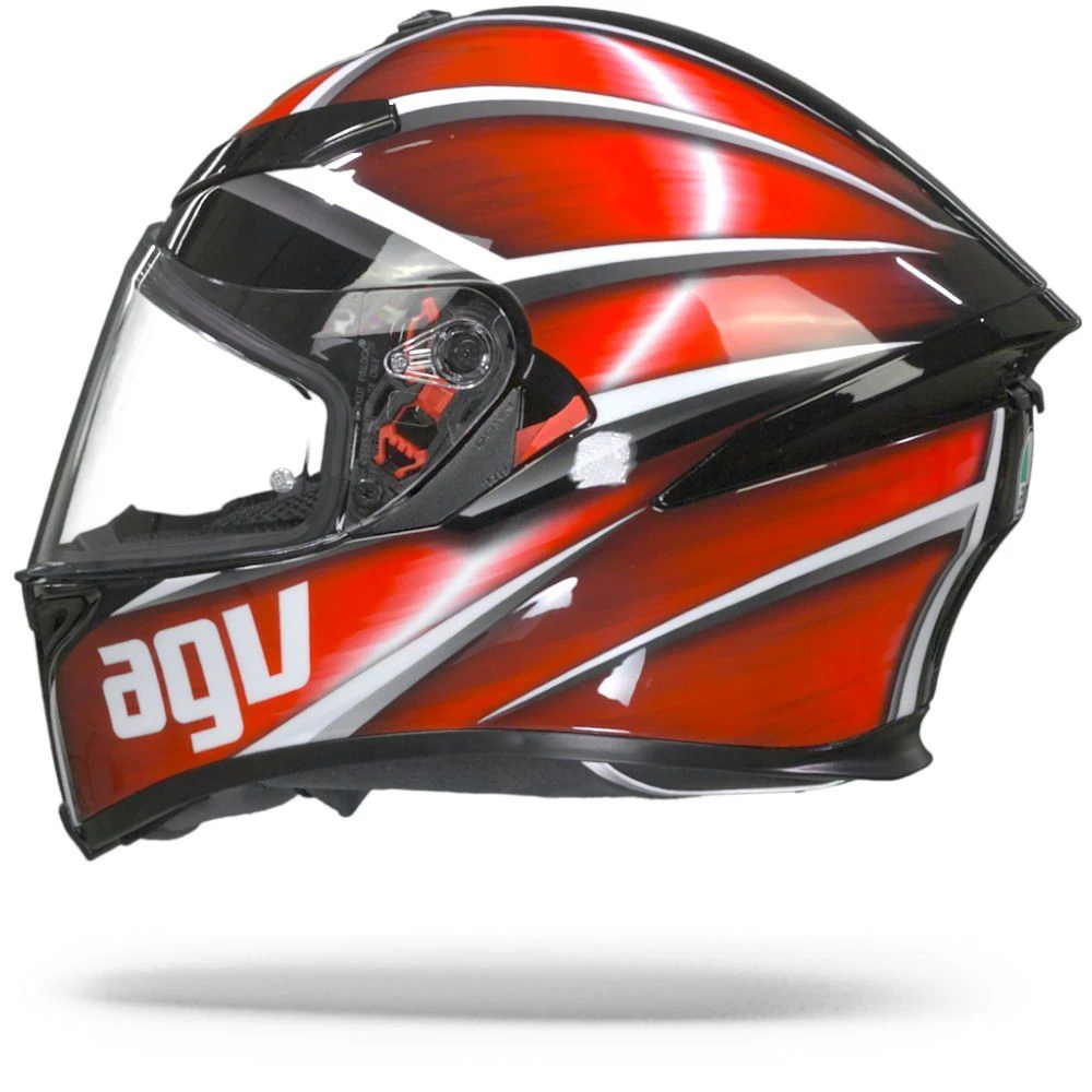 AGV K5 S Tempest Zwart Rood Integraalhelm 3 AGV K5 S Tempest Zwart Rood Integraalhelm