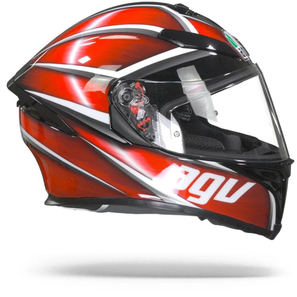 AGV K5 S Tempest Zwart Rood Integraalhelm 6 AGV K5 S Tempest Zwart Rood Integraalhelm - Afbeelding 4