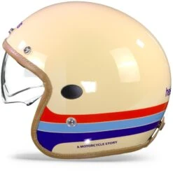 Helstons Mora Carbon Fiber Beige Jethelm -Motorfiets Accessoires Verkoop HelstonsMoraBeige.11