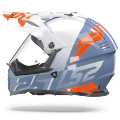 LS2 MX436 Pioneer Evo Evolve Wit Kobalt Adventure Helm -Motorfiets Accessoires Verkoop Ls2mx436pioneerevoevolvewhitecobalt.11