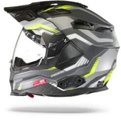 Nexx X.WED2 Columbus Grijs Neon Mat Adventure Helm -Motorfiets Accessoires Verkoop Nexx x wed 2 columbus grey neon mt.11