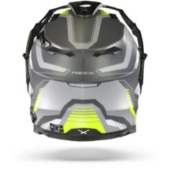 Nexx X.WED2 Columbus Grijs Neon Mat Adventure Helm -Motorfiets Accessoires Verkoop Nexx x wed 2 columbus grey neon mt.19