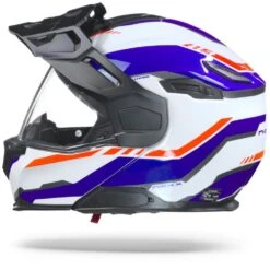 Nexx X.Vilijord Continental Wit Blauw Rood Systeemhelm -Motorfiets Accessoires Verkoop Nexxx.vjcontinentalwhitebluered.11