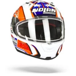Nolan N60-6 Gemini Replica 50 C. Stoner Metal Wit Integraalhelm
