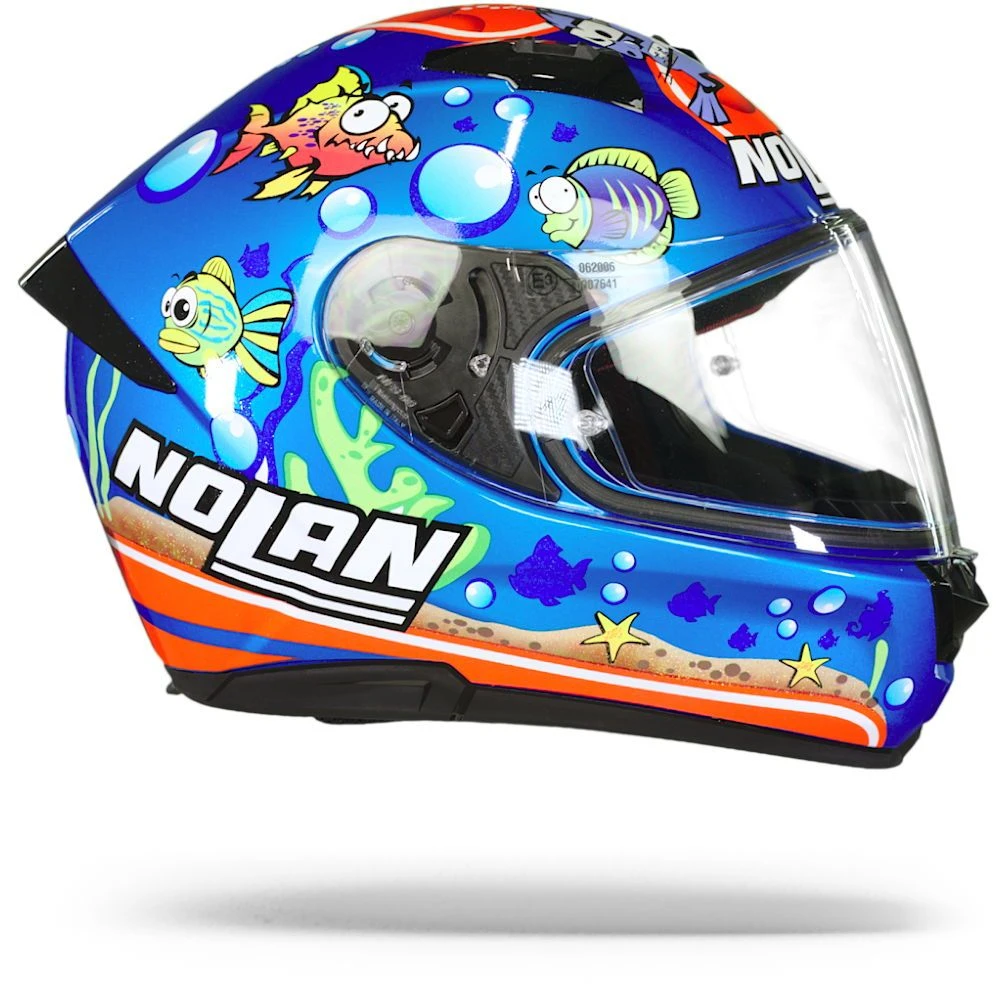 Nolan N60-6 Gemini Replica 51 M. Melandri Aquarium Saphire Blauw Integraalhelm 4 Nolan N60-6 Gemini Replica 51 M. Melandri Aquarium Saphire Blauw Integraalhelm - Afbeelding 2