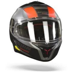 Nolan N80-8 Mandrake N-Com 47 Mat Lava Grijs Rood Integraalhelm -Motorfiets Accessoires Verkoop Nolan n80 8 mandrake n com 47.35