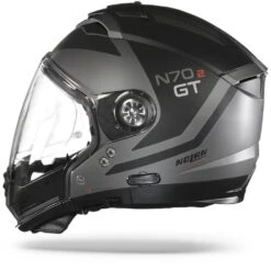Nolan N70-2 GT Glaring N-Com 046 Mat Lava Grijs Zwart Multihelm -Motorfiets Accessoires Verkoop Nolan N70 2 GT Glaring N Com 046.11