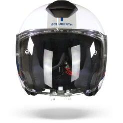 Schuberth M1 Pro Mercury Wit Blauw Jethelm -Motorfiets Accessoires Verkoop Schuberth m1 pro murcury white blue.01