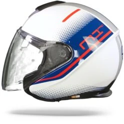 Schuberth M1 Pro Mercury Wit Blauw Jethelm -Motorfiets Accessoires Verkoop Schuberth m1 pro murcury white blue.11