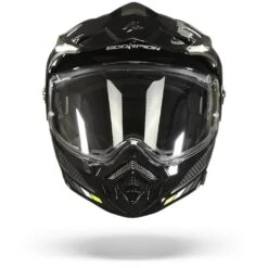 Scorpion ADX-2 Camino Zwart-Silver-Neon Geel Adventure Helm