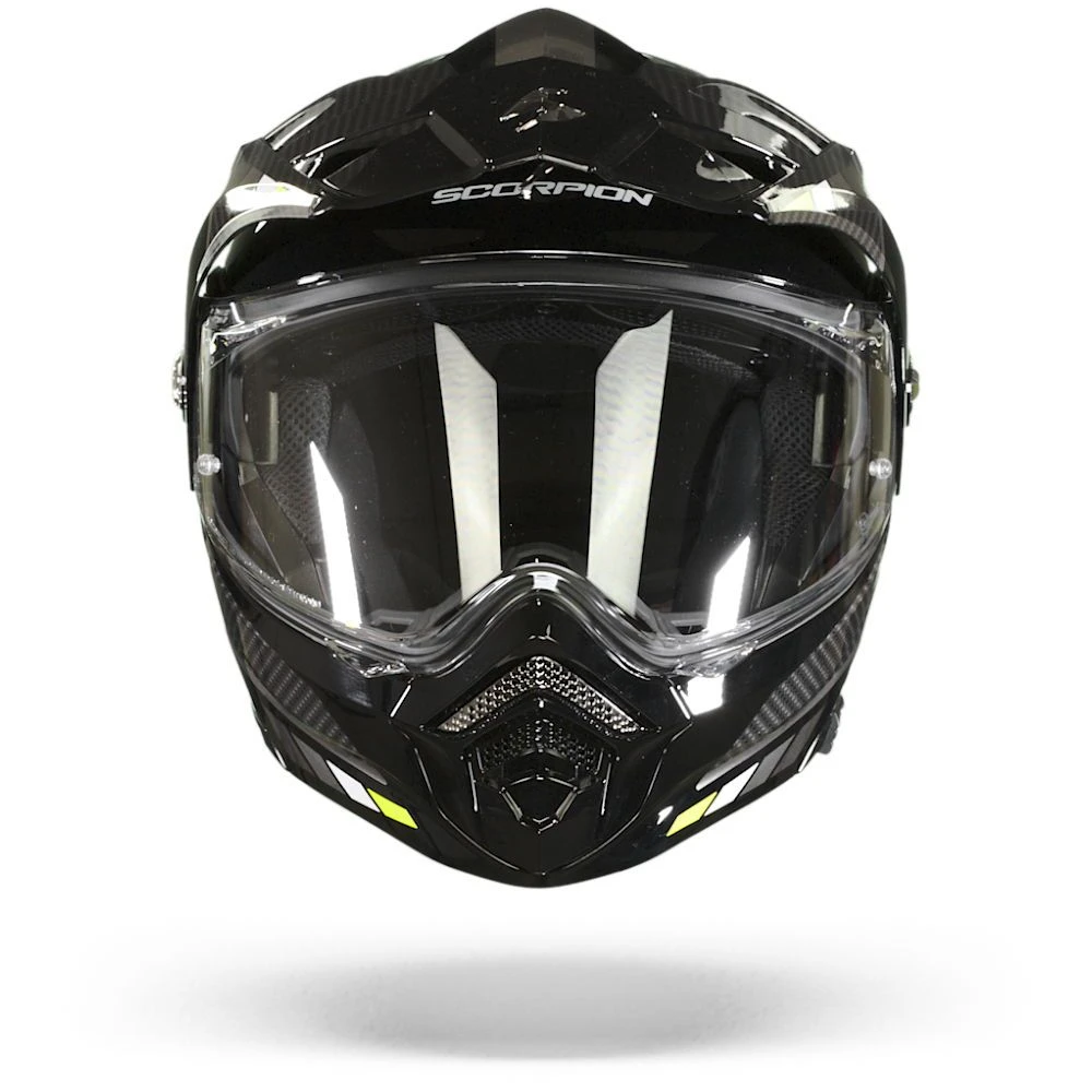 Scorpion ADX-2 Camino Zwart-Silver-Neon Geel Adventure Helm 3 Scorpion ADX-2 Camino Zwart-Silver-Neon Geel Adventure Helm