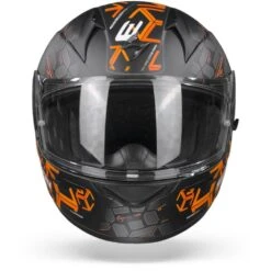 Scorpion EXO-390 Cube Matt Zwart Oranje Integraalhelm -Motorfiets Accessoires Verkoop ScorpionExo 390CubeMattBlackOrangeGlossy.01