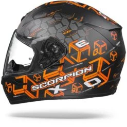 Scorpion EXO-390 Cube Matt Zwart Oranje Integraalhelm -Motorfiets Accessoires Verkoop ScorpionExo 390CubeMattBlackOrangeGlossy.11