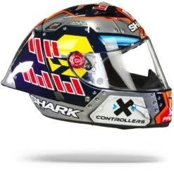 Shark Race-R Pro GP Martinator Signature Blauw Chrom Oranje BUO Integraalhelm -Motorfiets Accessoires Verkoop Shark race r pro gp martinator signature blue chrom orange buo.29