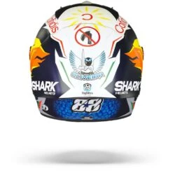 Shark Race-R Pro GP Oliveira Signature Mat Blauw Zilver Wit BSW Integraalhelm -Motorfiets Accessoires Verkoop Shark race r pro gp oliveira signature mat blue silver white bsw.19