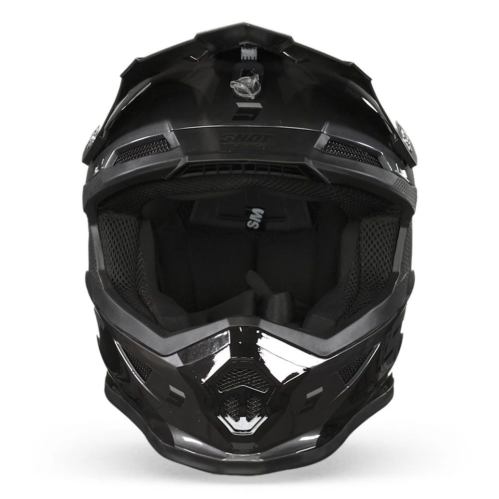 SHOT Furious Chase Zwart Grijs Glanzend Crosshelm 6 SHOT Furious Chase Zwart Grijs Glanzend Crosshelm - Afbeelding 4