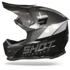 SHOT Furious Chase Zwart Grijs Glanzend Crosshelm 10 SHOT Furious Chase Zwart Grijs Glanzend Crosshelm -Motorfiets Accessoires Verkoop Shot furious chase black grey glossy.11