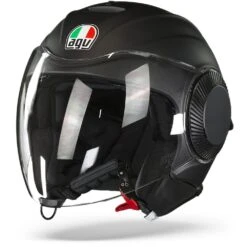 AGV Orbyt Mat Zwart Jethelm -Motorfiets Accessoires Verkoop agv orbyt matt black frontpage