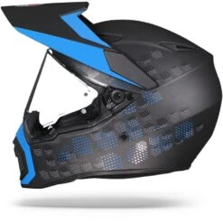 AGV AX9 Antartica Mat Zwart Blauw Adventure Helm -Motorfiets Accessoires Verkoop agv ax9 antartica matt black cyan.10 1