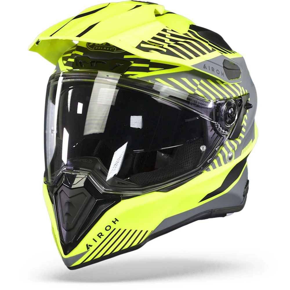 Airoh Commander Boost Mat Geel Adventure Helm 3 Airoh Commander Boost Mat Geel Adventure Helm
