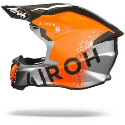 Airoh Twist 2.0 Bit Oranje Grijs Crosshelm -Motorfiets Accessoires Verkoop airoh twist 2.0 bit orange grey.11