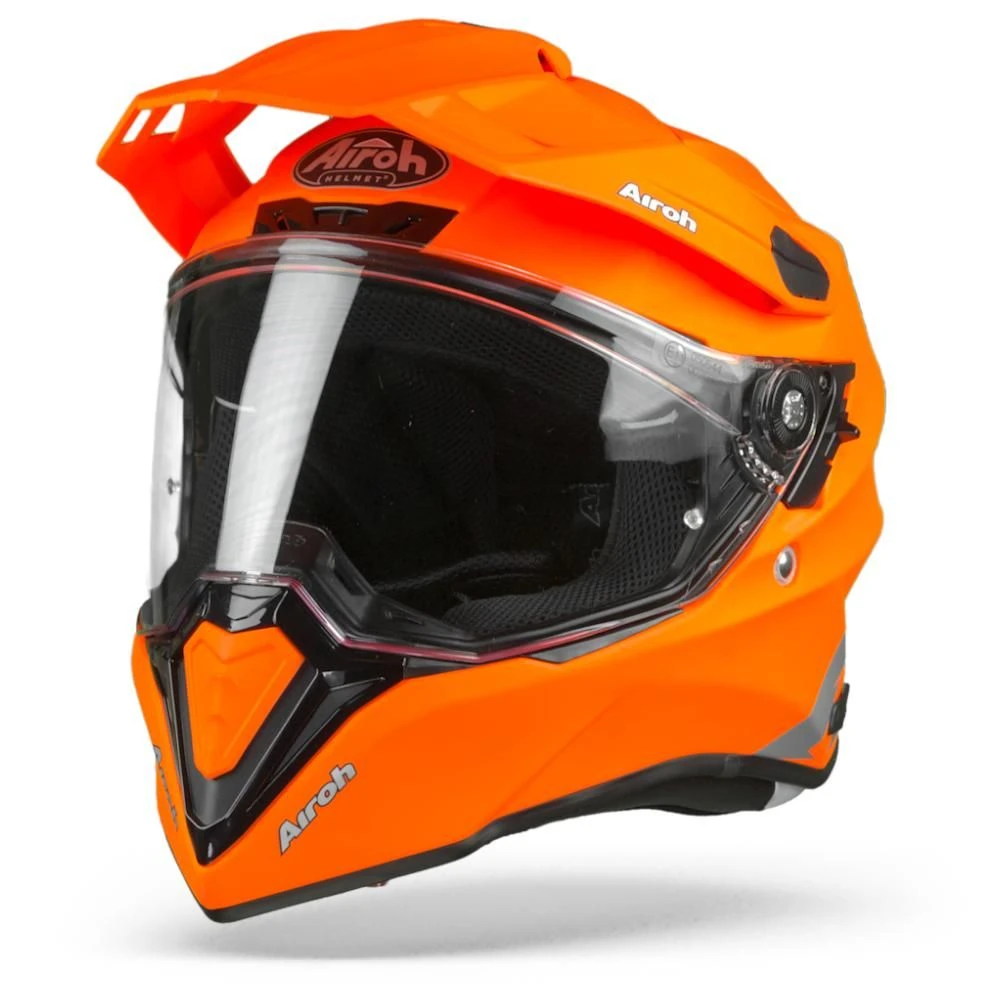 Airoh Commander Color Oranje Fluo Adventure Helm 3 Airoh Commander Color Oranje Fluo Adventure Helm