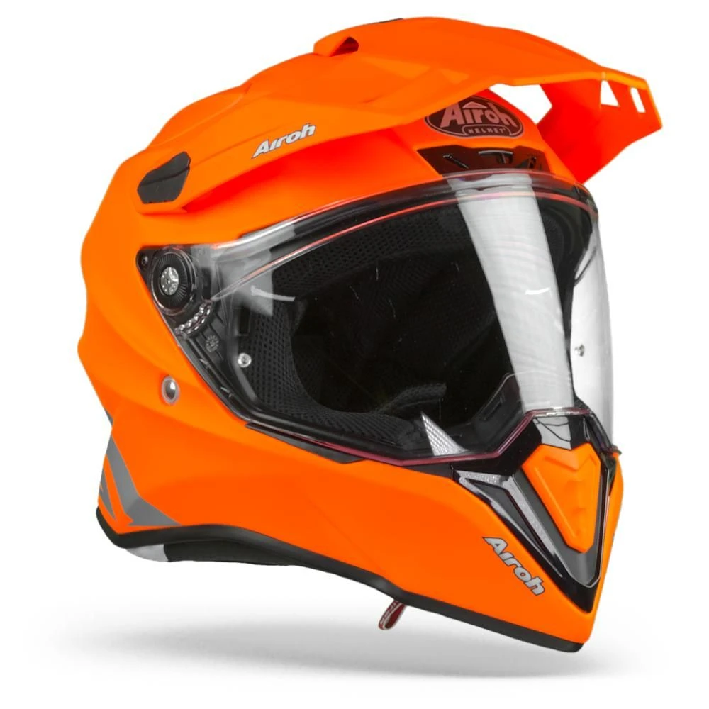 Airoh Commander Color Oranje Fluo Adventure Helm 4 Airoh Commander Color Oranje Fluo Adventure Helm - Afbeelding 2