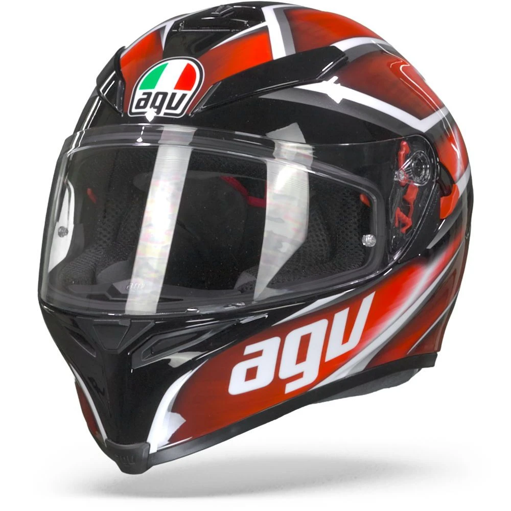 AGV K5 S Tempest Zwart Rood Integraalhelm 7 AGV K5 S Tempest Zwart Rood Integraalhelm - Afbeelding 5