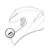 AGV K-3 SV BREATH DEFLECTOR 20KIT03014 -Motorfiets Accessoires Verkoop breath deflector k 3