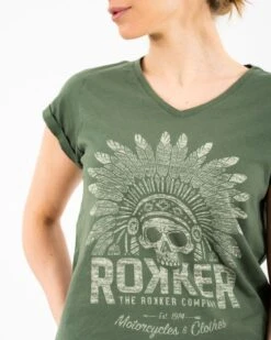 ROKKER Indian Bonnet Lady Olive