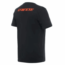 Dainese Dainese T-Shirt Logo Black Fluo Red -Motorfiets Accessoires Verkoop dainese dainese t shirt logo black fluo red02