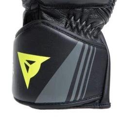 Dainese Druid 4 Leather Gloves Black Charcoal Gray Fluo Yellow -Motorfiets Accessoires Verkoop dainese druid 4 leather gloves black charcoal gray fluo yellow 4