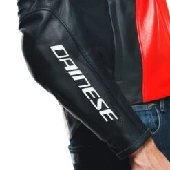 Dainese Racing 4 Leather Jacket Lava Red Black -Motorfiets Accessoires Verkoop dainese racing 4 leather jacket lava red black 5
