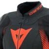 Dainese Super Speed 4 Leather Jacket Black Matt Fluo Red -Motorfiets Accessoires Verkoop dainese super speed 4 leather jacket black matt fluo red motorcycle jacket 3