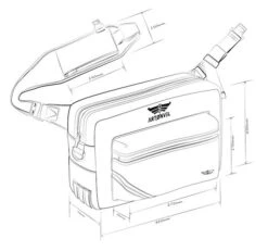 Artonvel Original Volledig Bruin Messenger Tas -Motorfiets Accessoires Verkoop dessin the original sb