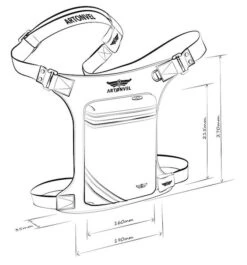 Artonvel Original Beige Beentas -Motorfiets Accessoires Verkoop dessin the original sj 4