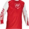 FLY Racing Lite Jersey Red White -Motorfiets Accessoires Verkoop fly racing lite jersey