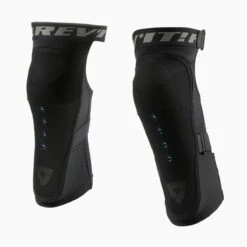 REV'IT! Scram Black Motorcycle Knee Protector -Motorfiets Accessoires Verkoop fpg058 knee protector scram black front