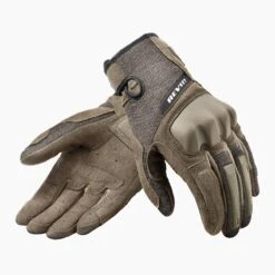 REV'IT! Volcano Zand Zwart -Motorfiets Accessoires Verkoop gloves volcano sand black front