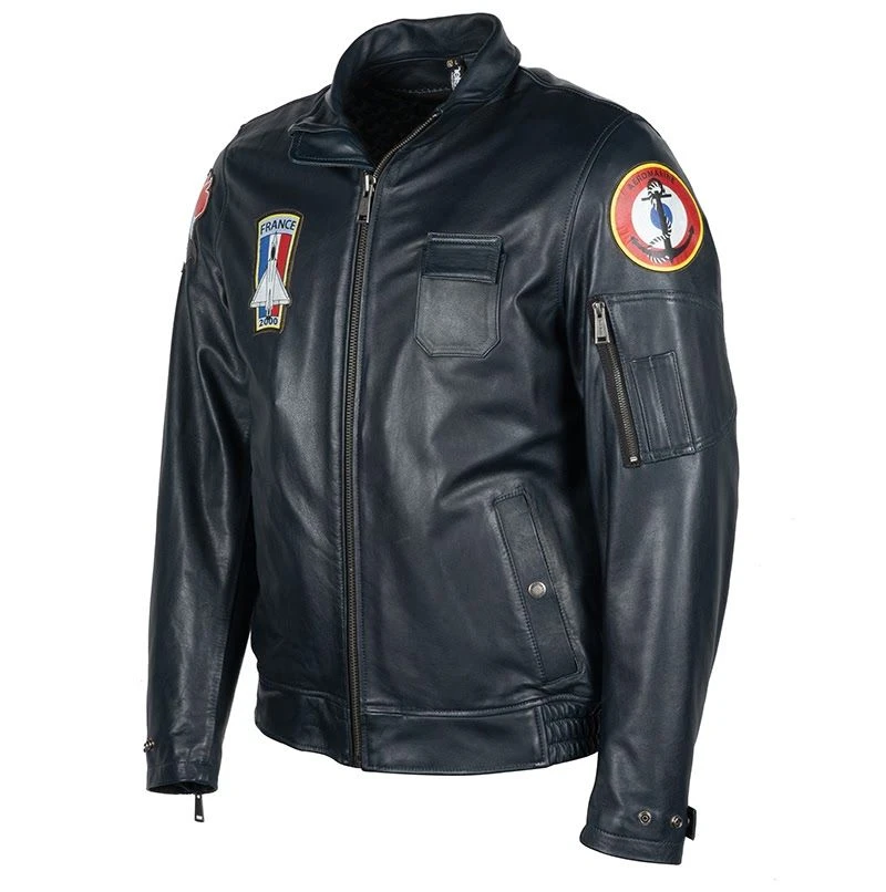 Helstons AERONEF Cuir Rag Blue 3 Helstons AERONEF Cuir Rag Blue