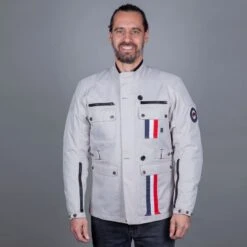 Helstons Hoggar Fabrics Jacket Silver -Motorfiets Accessoires Verkoop helstons hoggar fabrics jacket silver 1