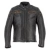 Helstons Trevor Leather Rag Brown Black Jacket -Motorfiets Accessoires Verkoop helstons trevor leather rag brown black jacket 1