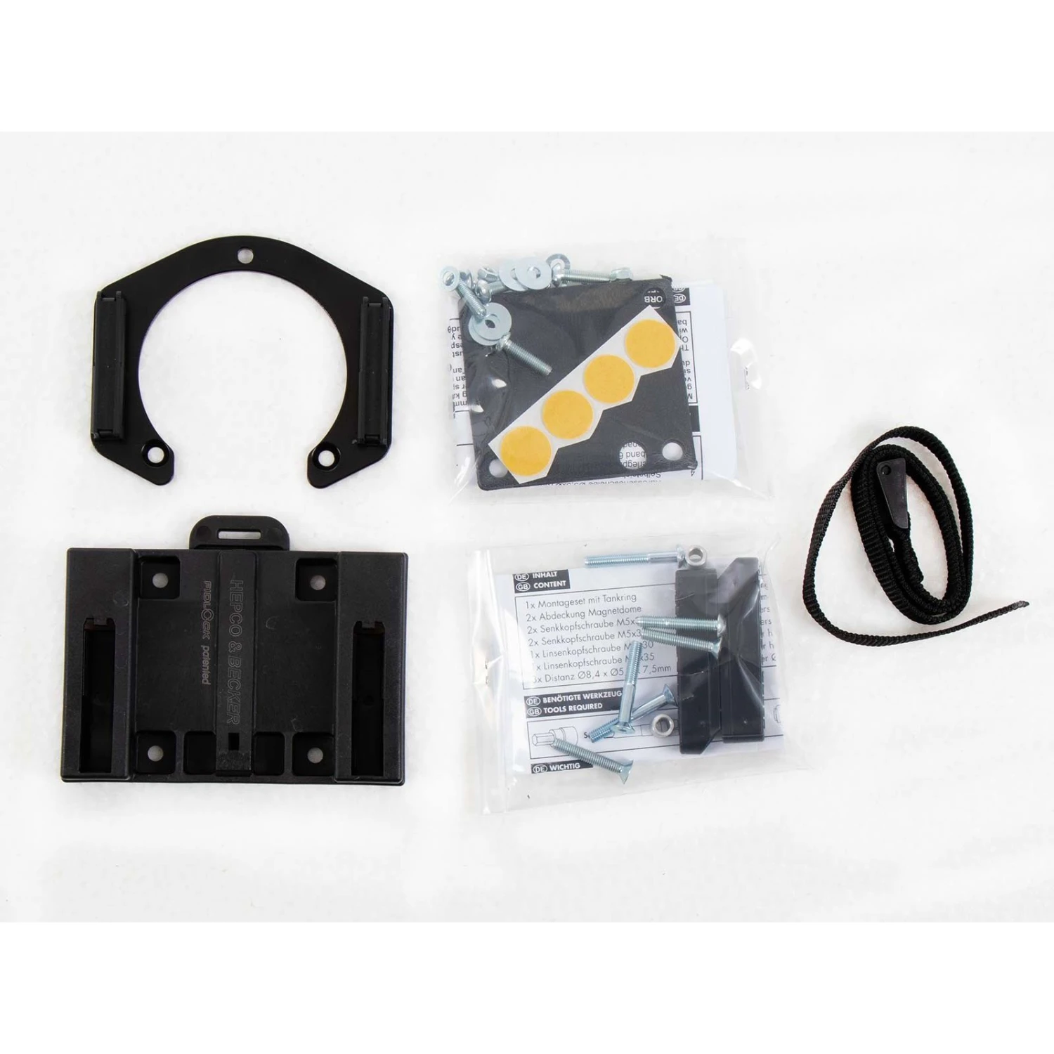 Hepco & Becker Tankring Lock-It Universal 5 Hole Mounting For Yamaha & Ducati Silver 3 Hepco & Becker Tankring Lock-It Universal 5 Hole Mounting For Yamaha & Ducati Silver