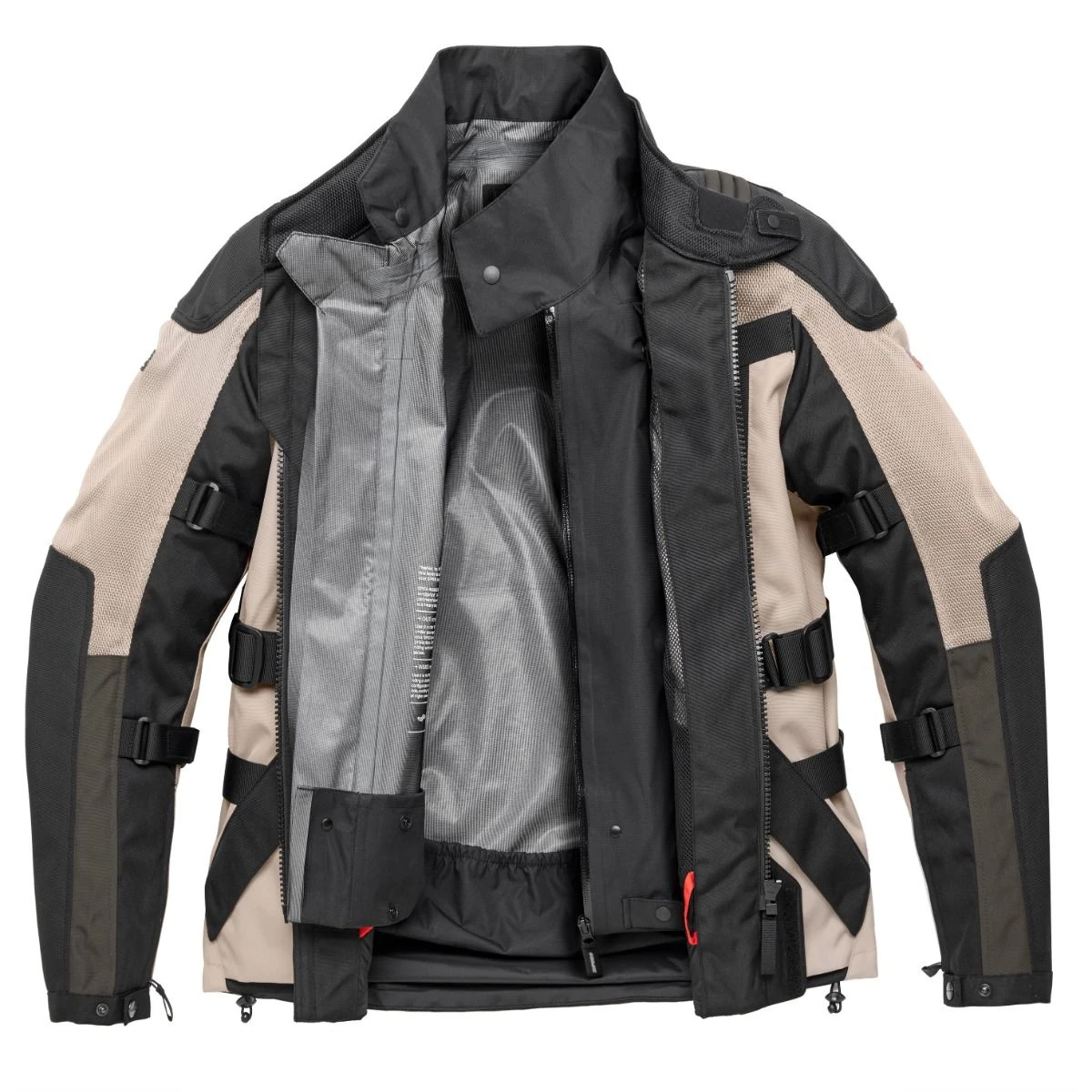 Spidi Insideout Laminated Black Motorcycle Jacket 5 Spidi Insideout Laminated Black Motorcycle Jacket - Afbeelding 3