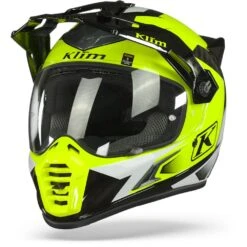 Klim Krios Pro ECE Charger Hi-Vis Adventure Helm -Motorfiets Accessoires Verkoop klim krios pro helmet ece charger hi vis frontpage